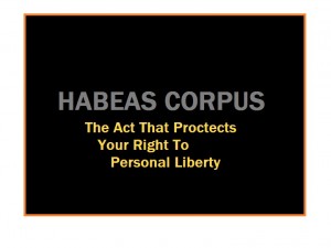 habeas corpus