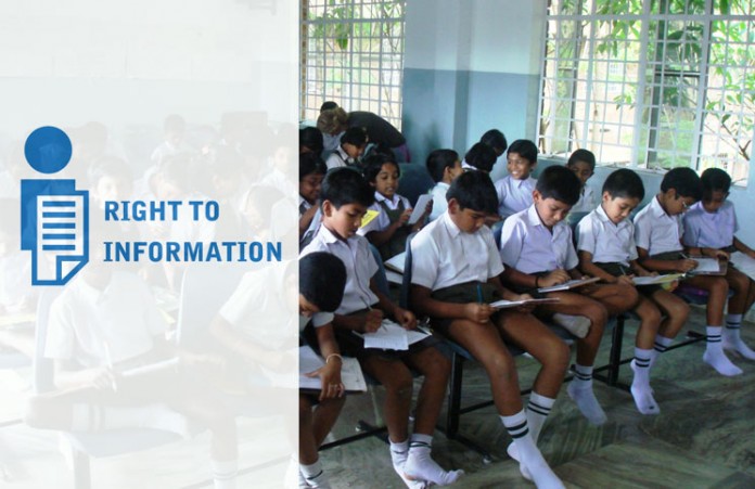 RTI against private school