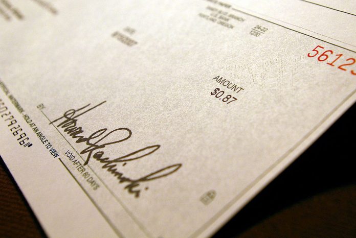 dishonor of cheques