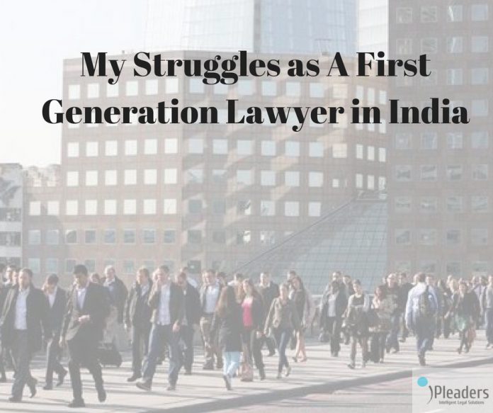 first generation lawyer