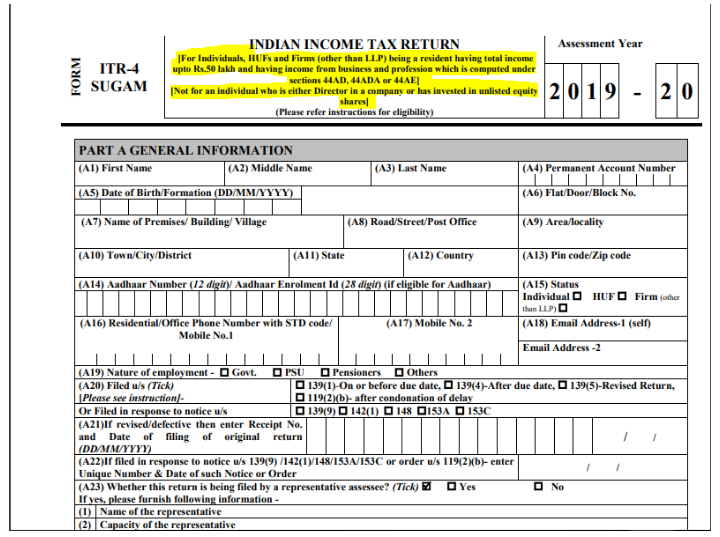 Income tax return