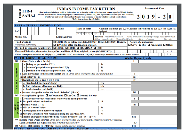 income tax return