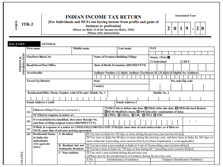 income tax return