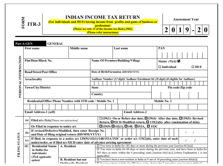 Income tax Returns