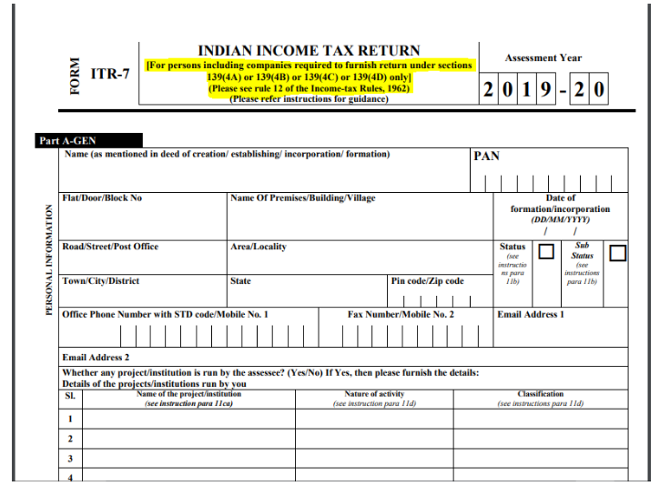 income tax returns