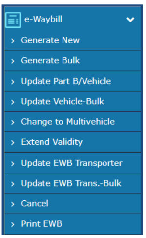 eway bill - reprinting