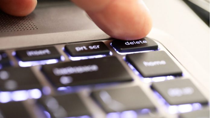 Erasing information online and laws
