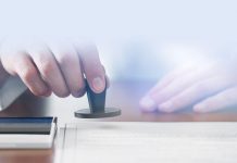 Types of stamps and documents that can be affixed upon